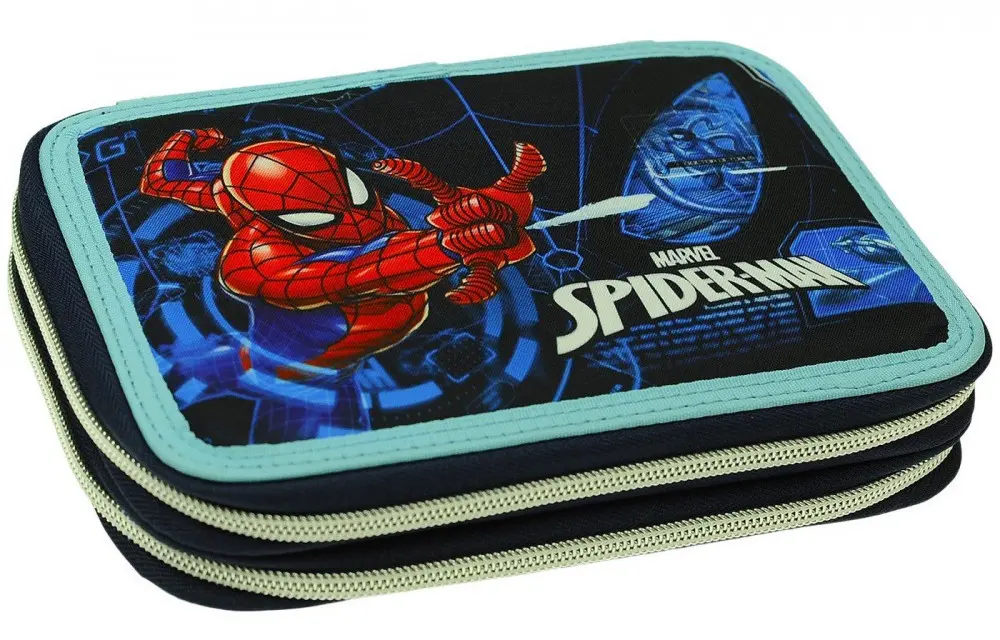 Spider-Man zweistöckiges gefülltes Federmäppchen Produktfoto