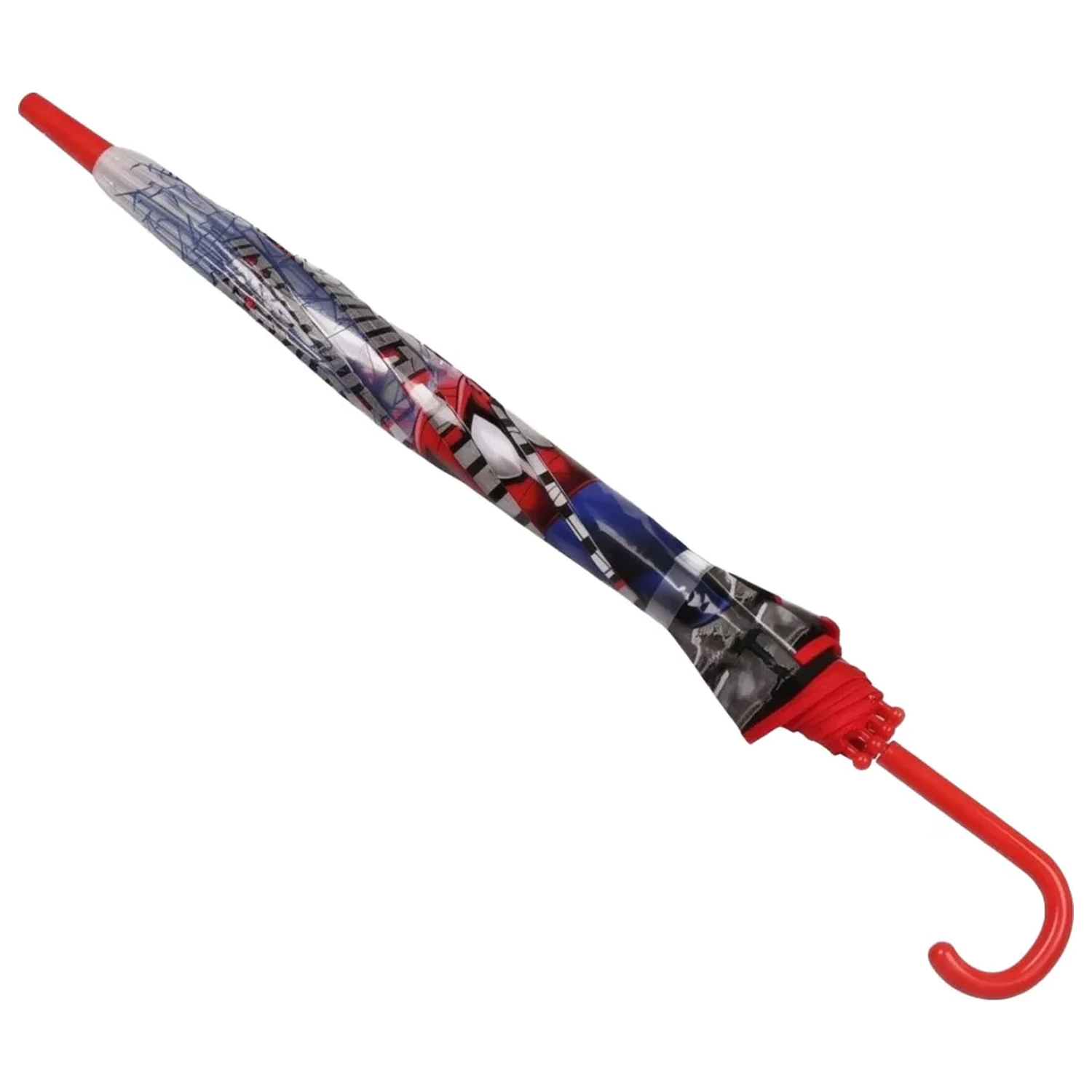 Spider-Man Wall Crawler Kinder Transparenter Regenschirm Produktfoto