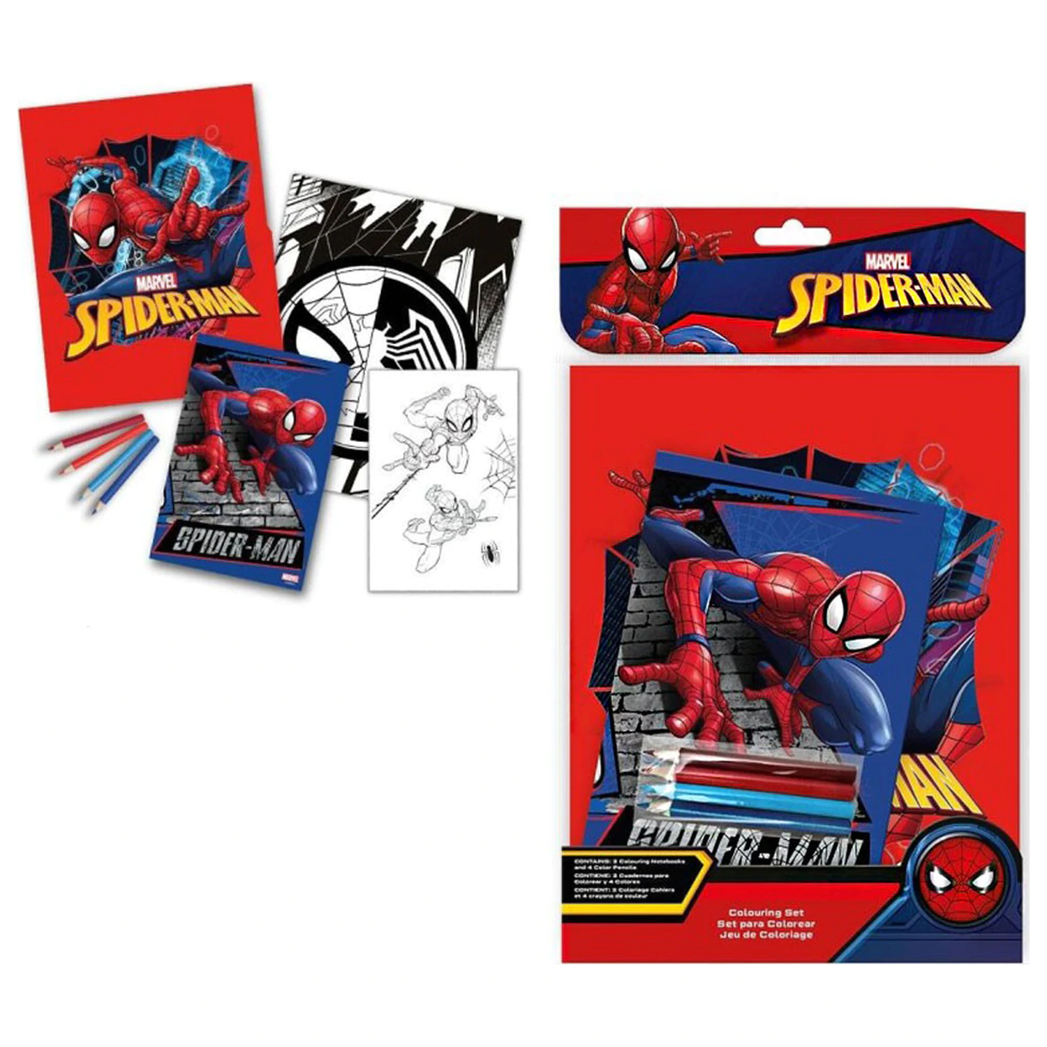 Spider-Man Wandmal-Set Produktfoto