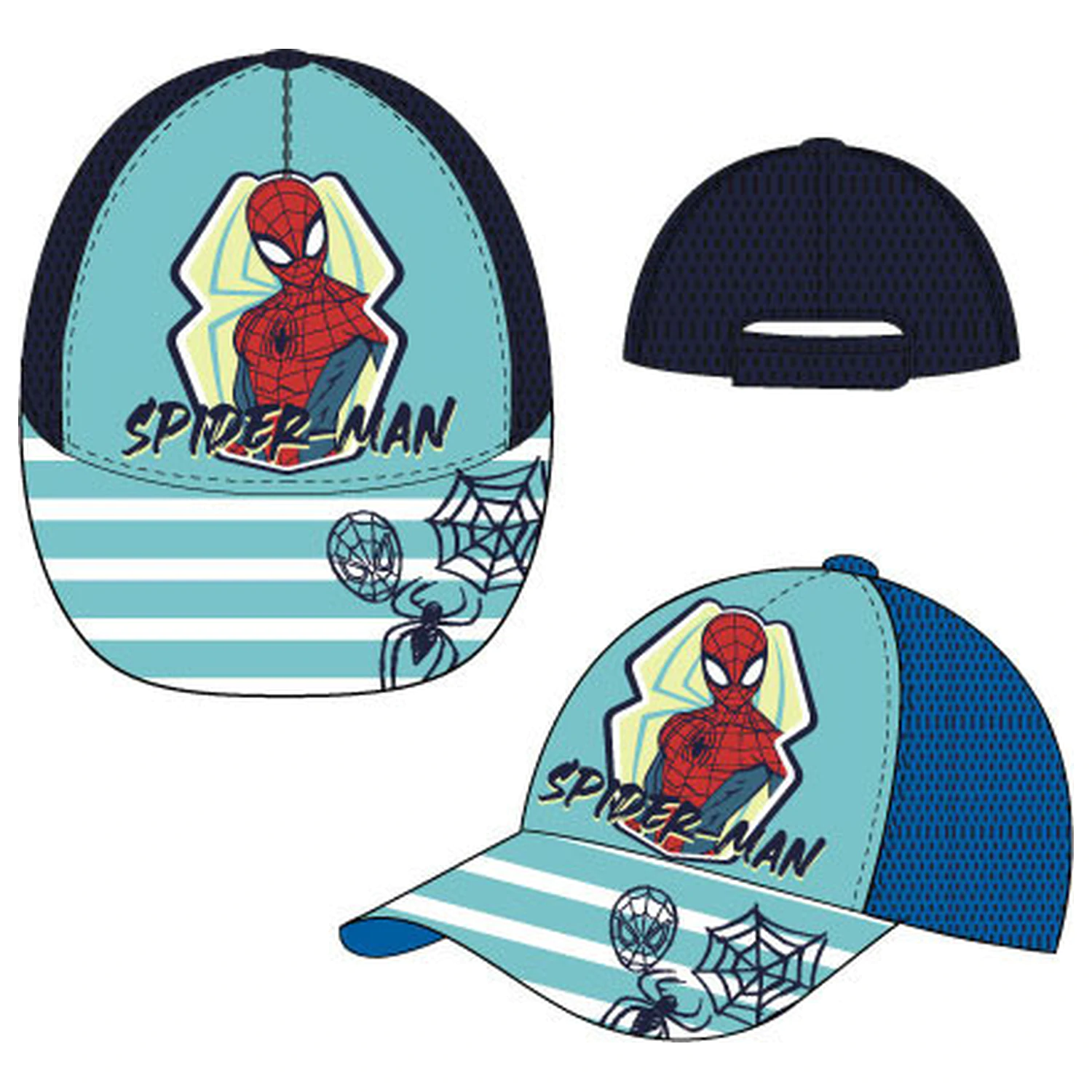 Spider-Man Web Kinder Baseballkappe 54 cm Produktfoto