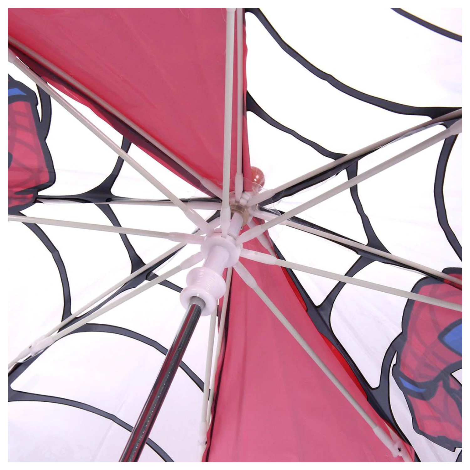 Spider-Man Web-Slinger Kinder transparenter Regenschirm Ø71 cm Produktfoto