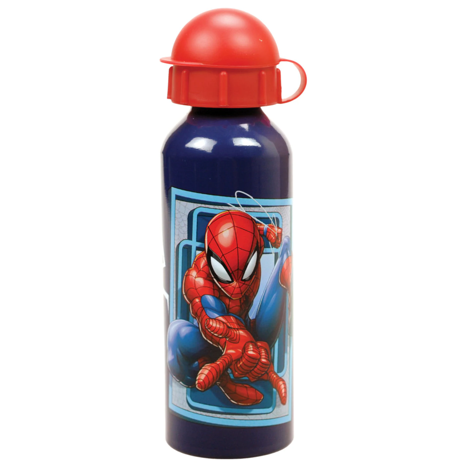 Spider-Man World of Web Brotdose + Aluminium Wasserflaschen Set Produktfoto
