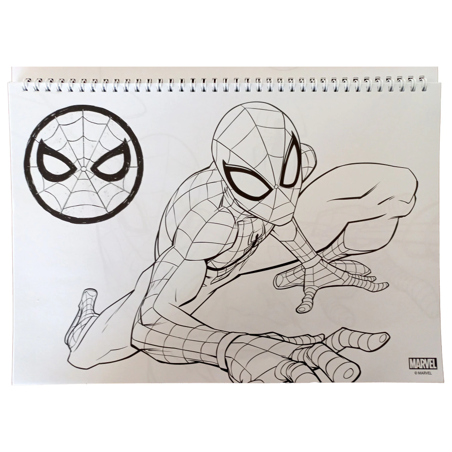 Spider-Man World of Webs A/4 Spiral Skizzenbuch 40 Seiten mit Stickern Produktfoto