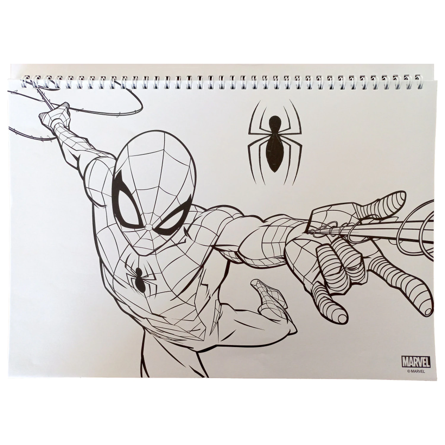 Spider-Man World of Webs A/4 Spiral Skizzenbuch 40 Seiten mit Stickern Produktfoto