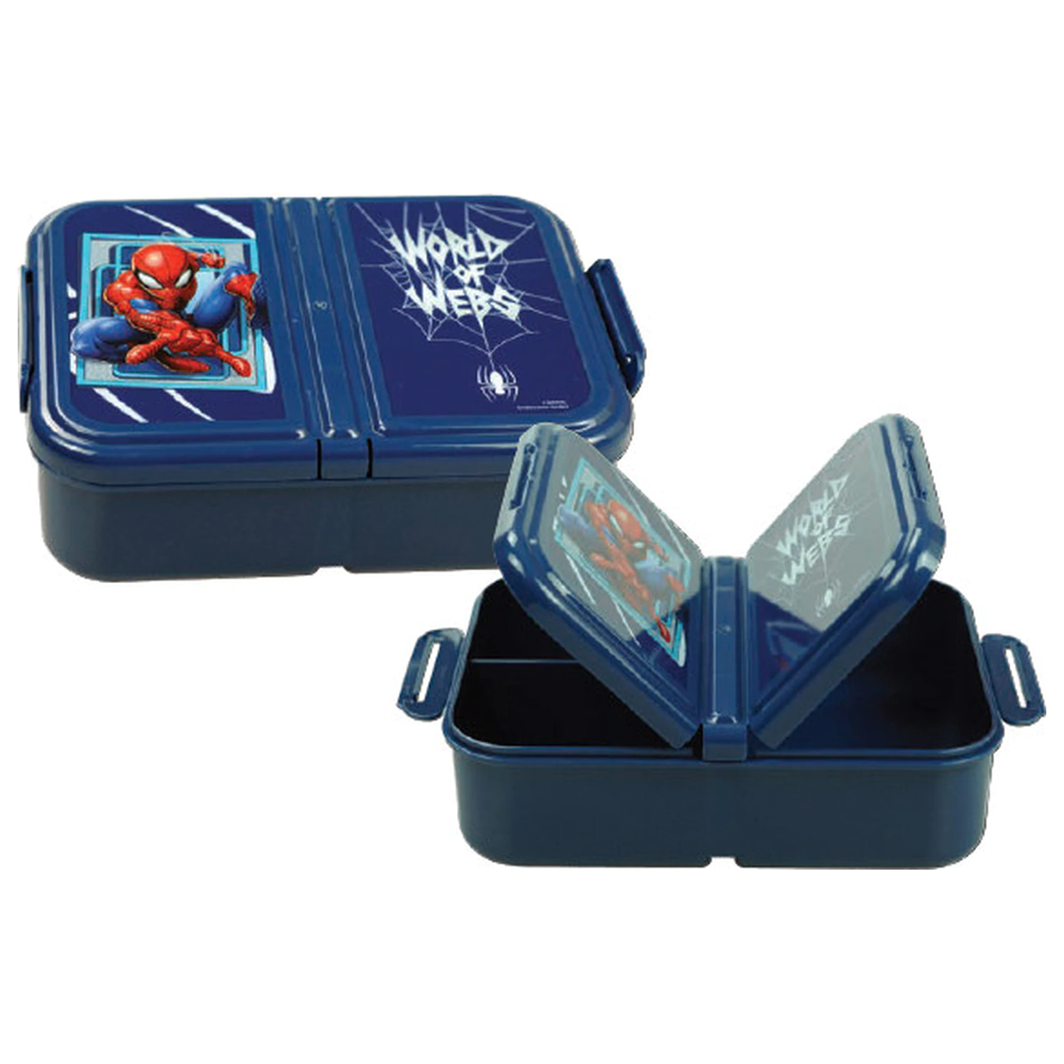 Spider-Man World Multi-Fächer Brotdose, Sandwich-Box Produktfoto