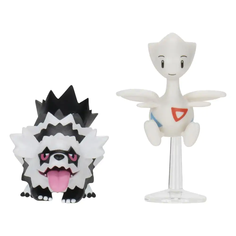 Pokémon Figur 2er-Pack Galarian Zigzagoon & Togetic mit Ständer 8 cm Produktfoto