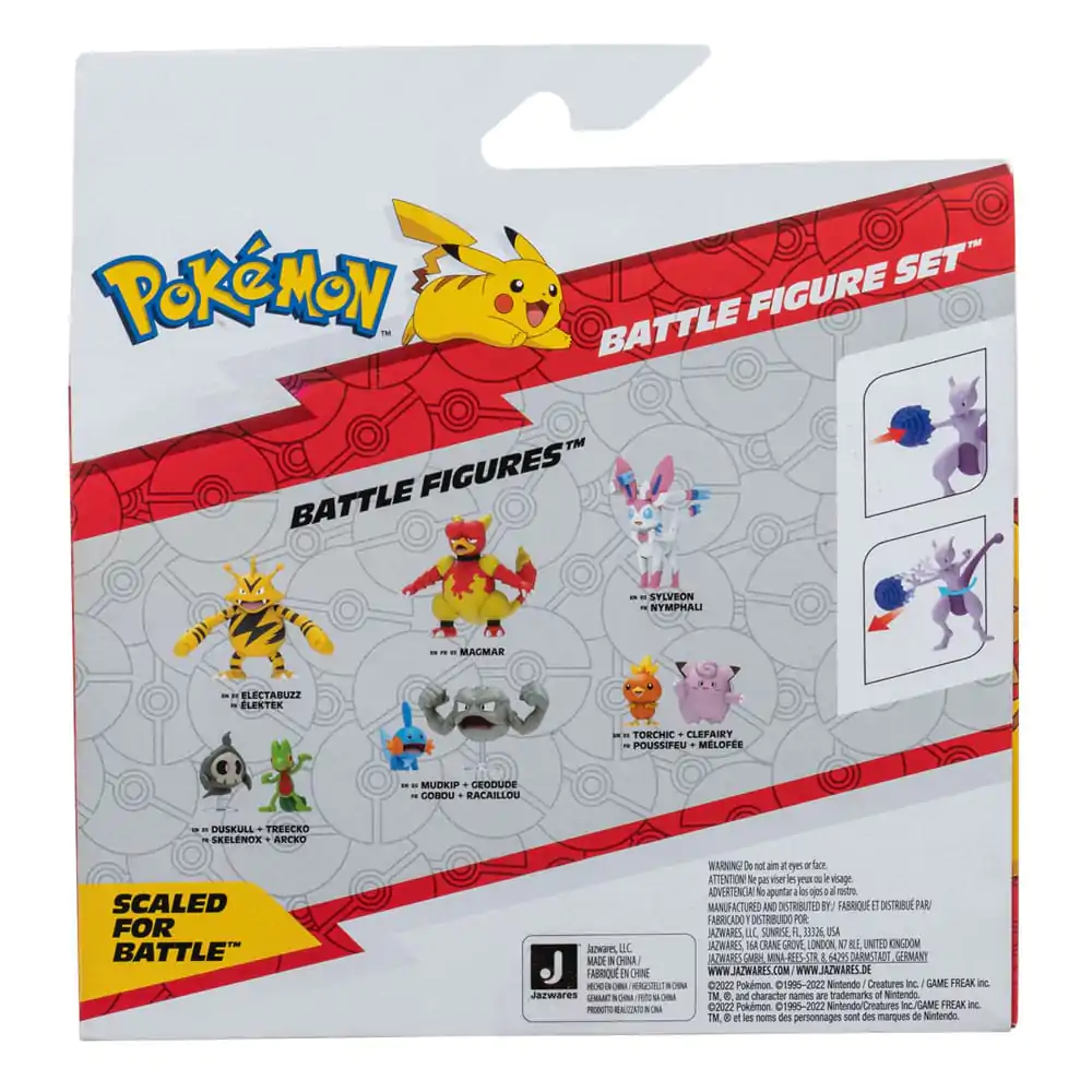 Pokémon Figur 2er-Pack Mewtwo 10 cm & Mew 5 cm Produktfoto