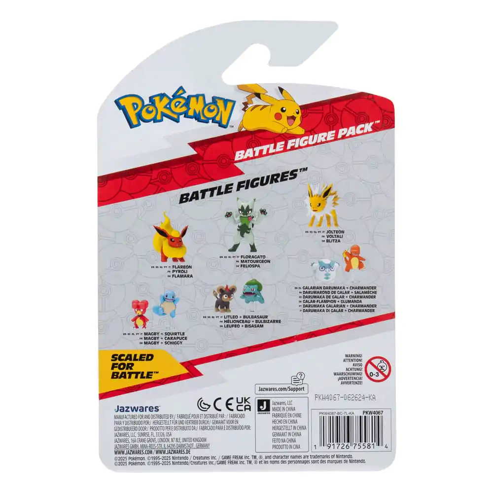 Pokémon Figur 2er-Pack Tepig & Pikachu 8 cm Produktfoto