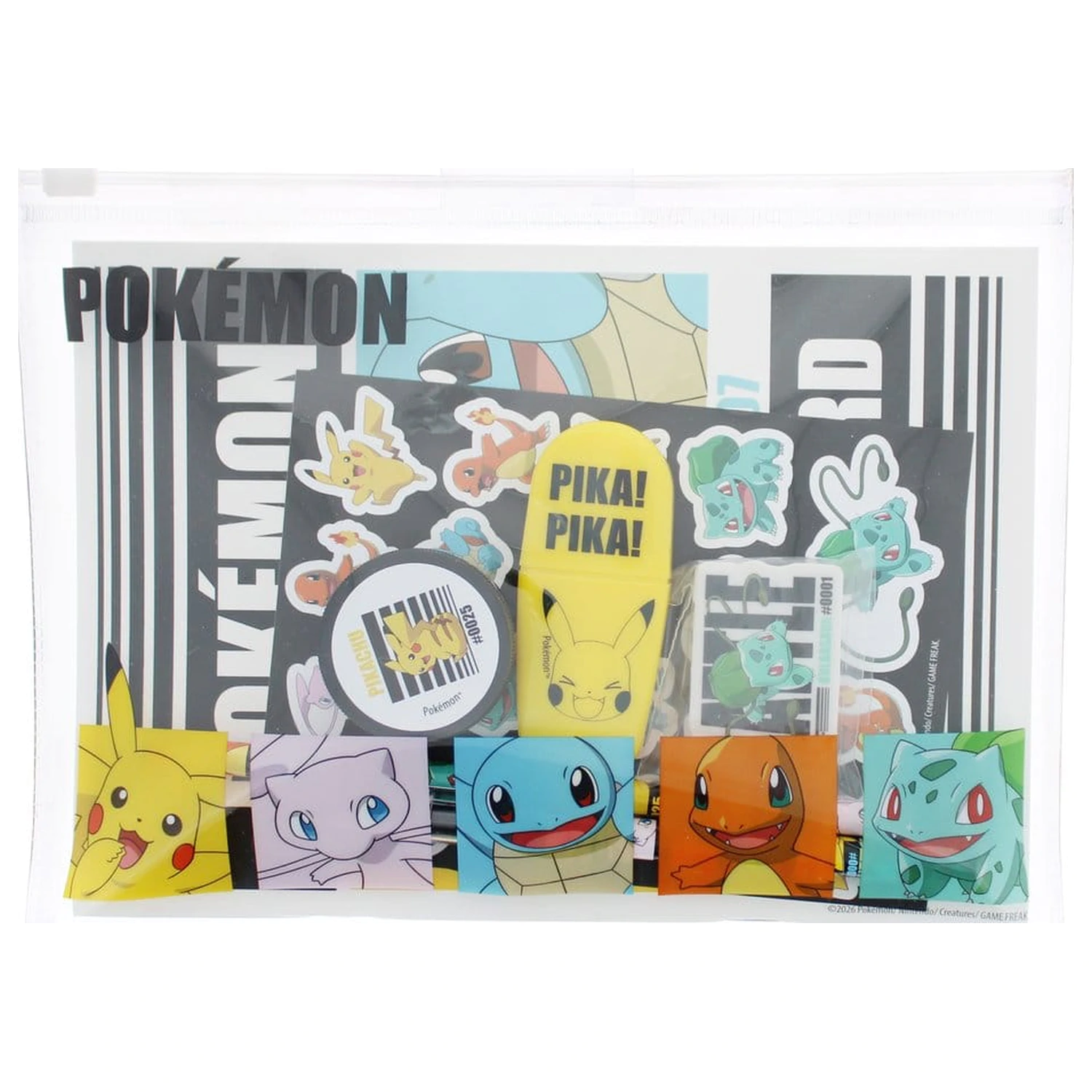 Pokémon Schreibwaren-Set 7-teilig Produktfoto