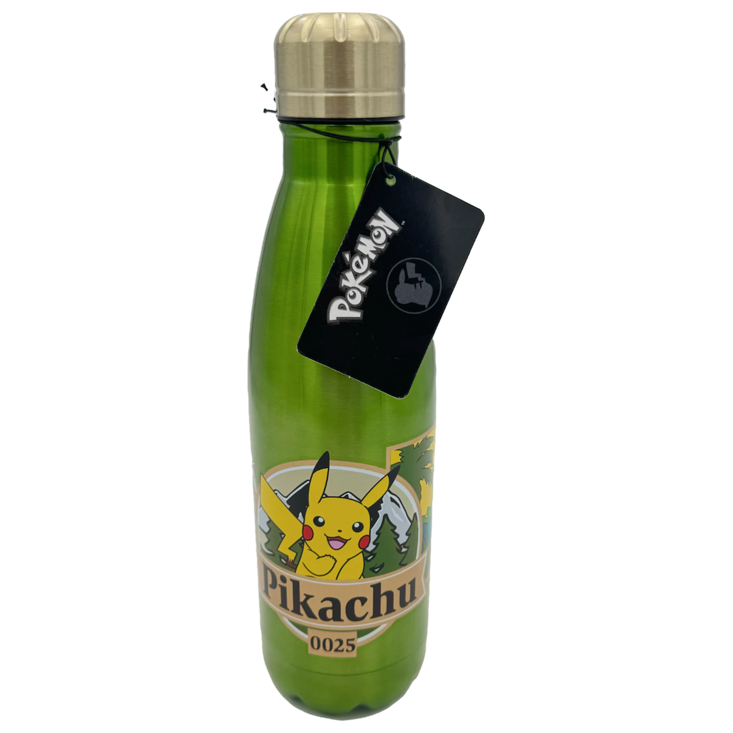 Pokémon A Wild Pikachu Edelstahlflasche Produktfoto