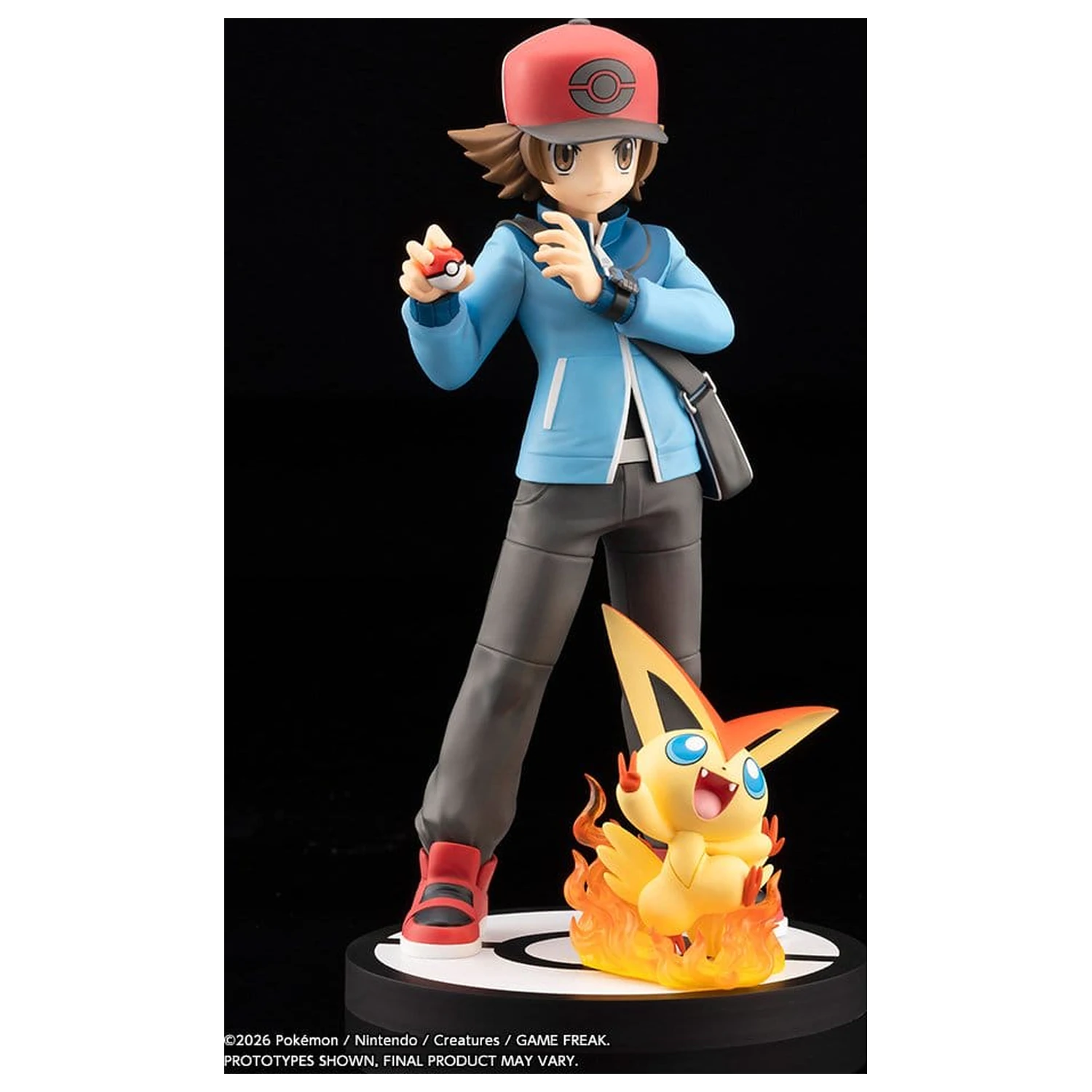 Pokémon ARTFX J PVC Figur 1/8 Hilbert with Victini 20 cm Produktfoto