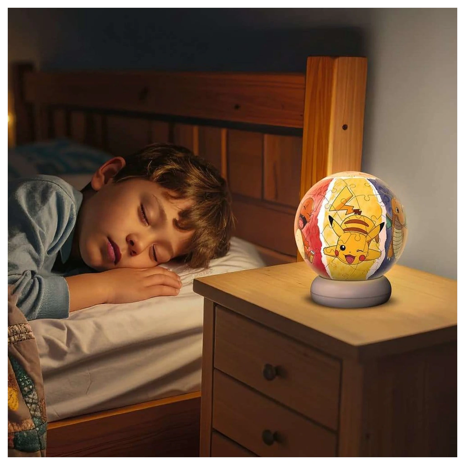 Pokémon 3D Puzzle Ball Nachtlicht (73 Teile) Produktfoto