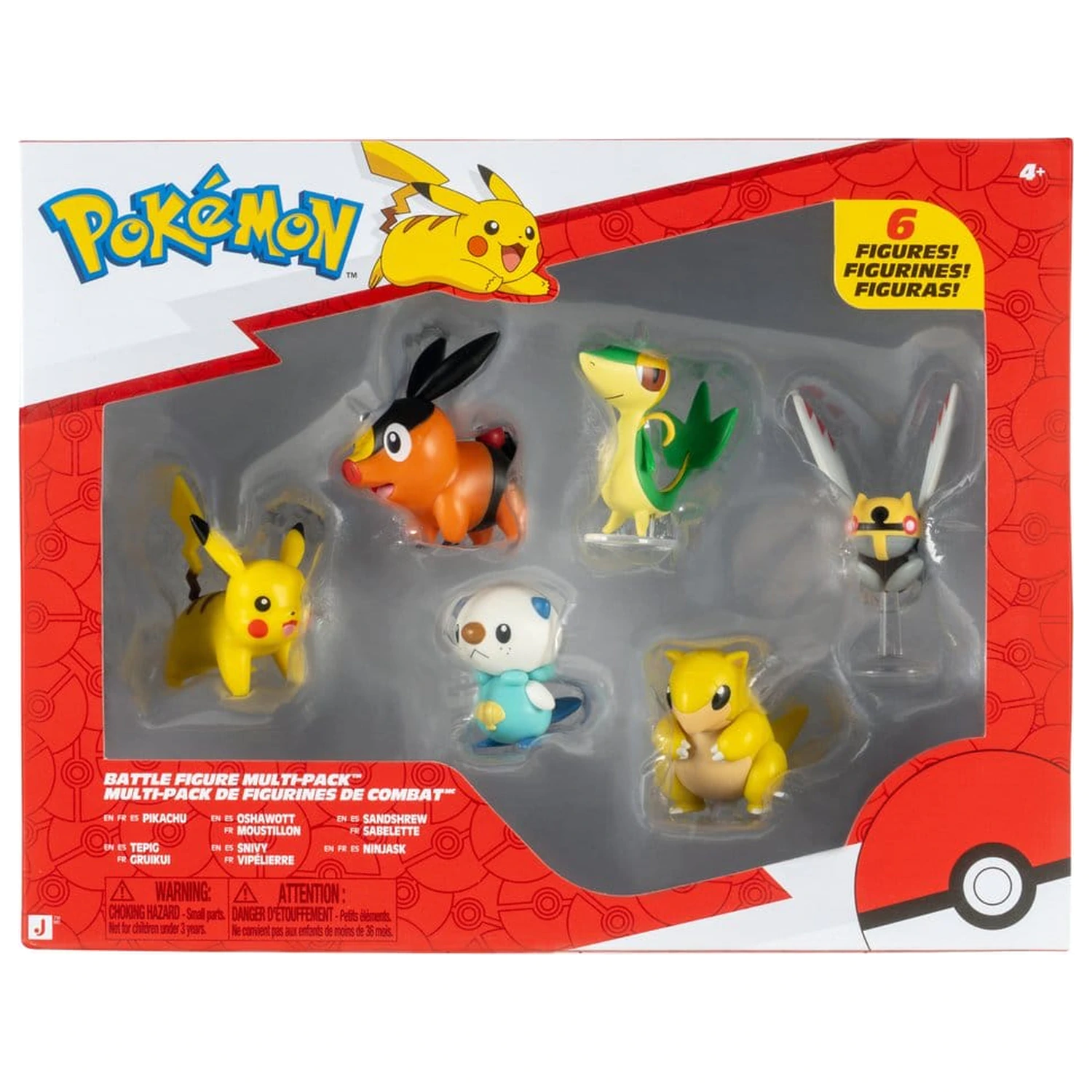 Pokémon Battle Figur 6er-Pack Produktfoto