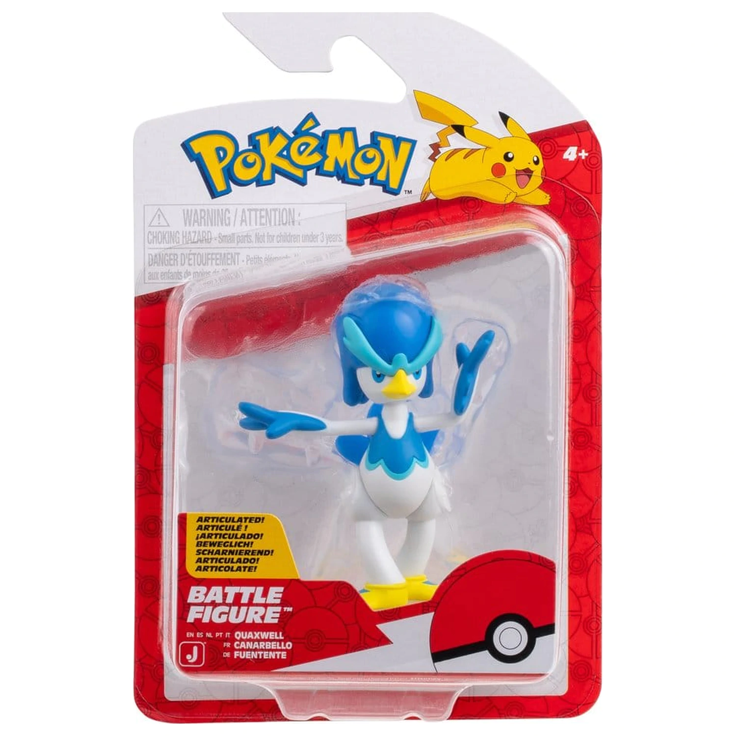 Pokémon Battle Figur Actionfigur Wave 21 Quaxwell Produktfoto