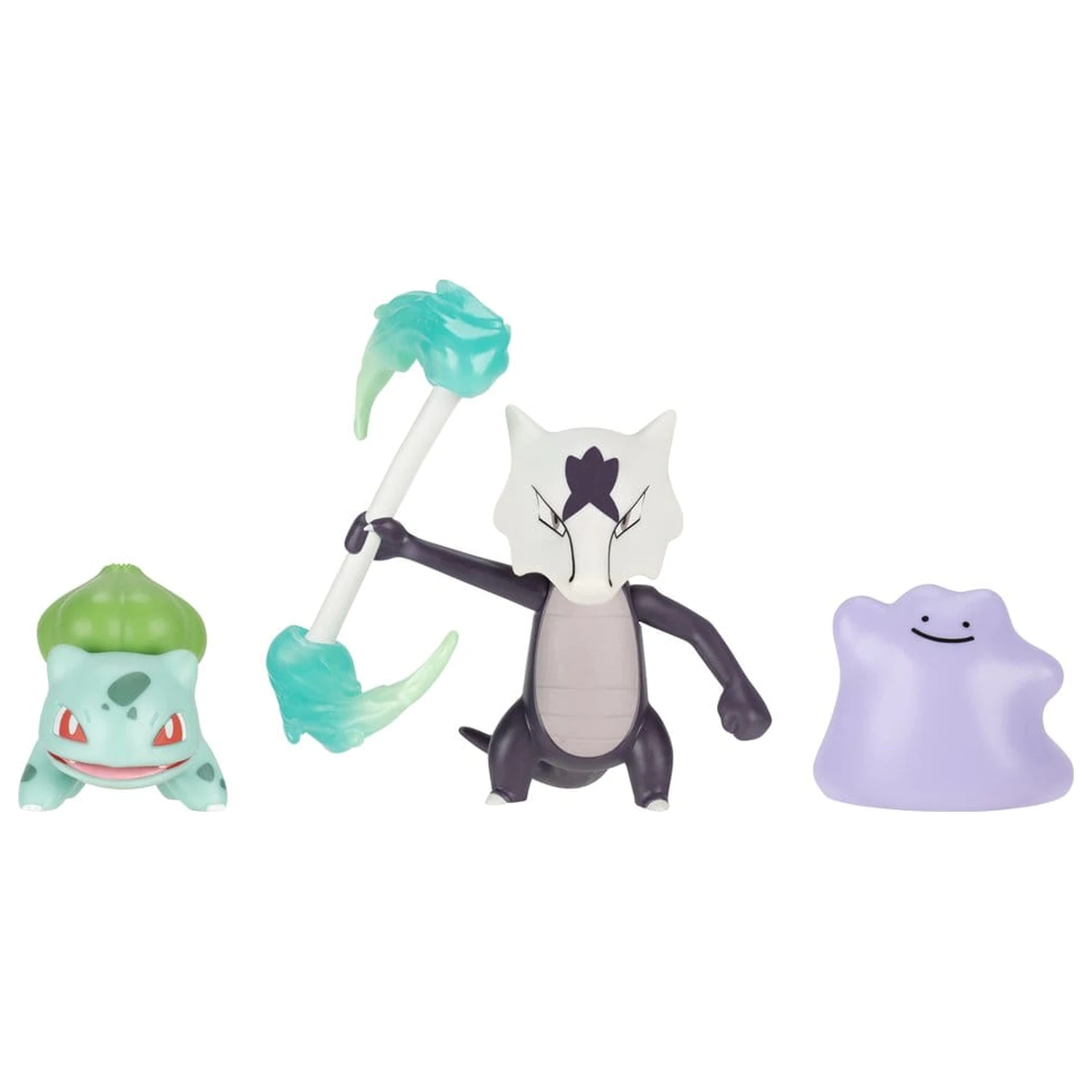 Pokémon Battle Figure Set Actionfiguren Bulbasaur, Ditto & Alolan Marowak (3er-Pack) Produktfoto