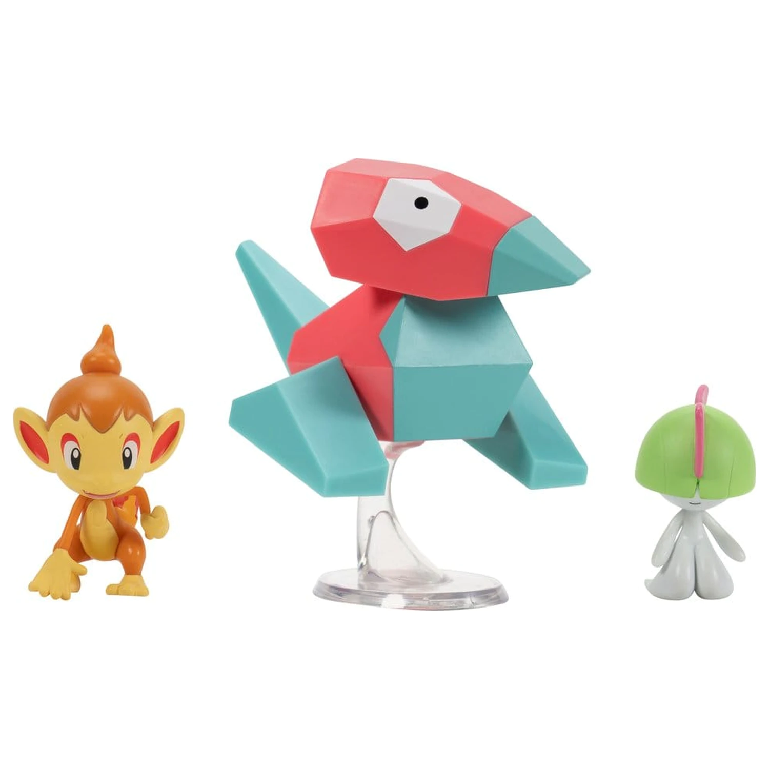 Pokémon Battle Figur Set Action-Figuren Chimchar, Ralts & Porygon (3er-Pack) Produktfoto