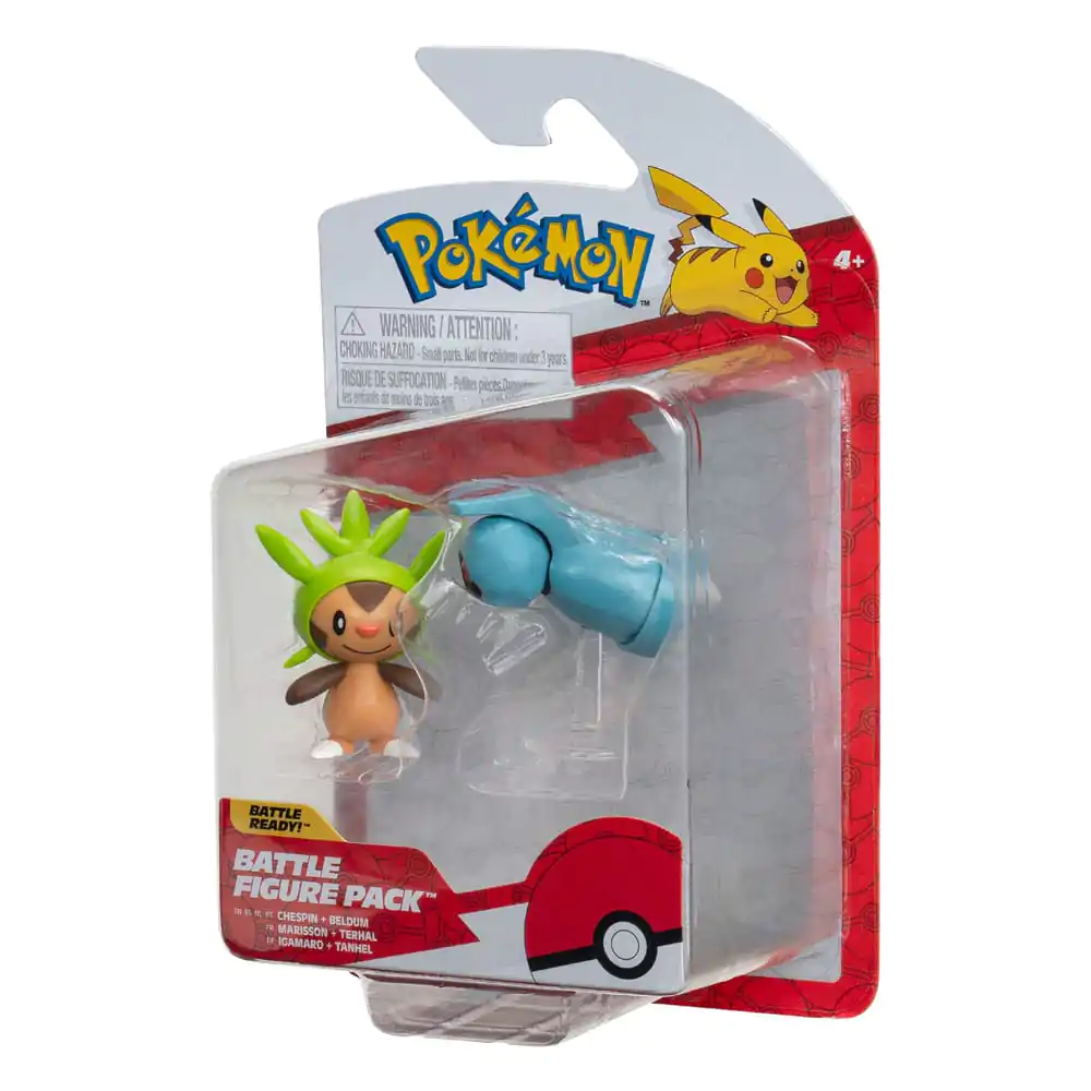 Pokémon Battle Figure First Partner Set Figuren 2er-Pack Igamaro, Tanhel 5 cm termékfotó