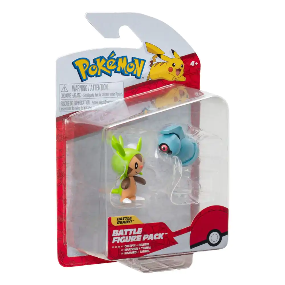 Pokémon Battle Figure First Partner Set Figuren 2er-Pack Igamaro, Tanhel 5 cm termékfotó