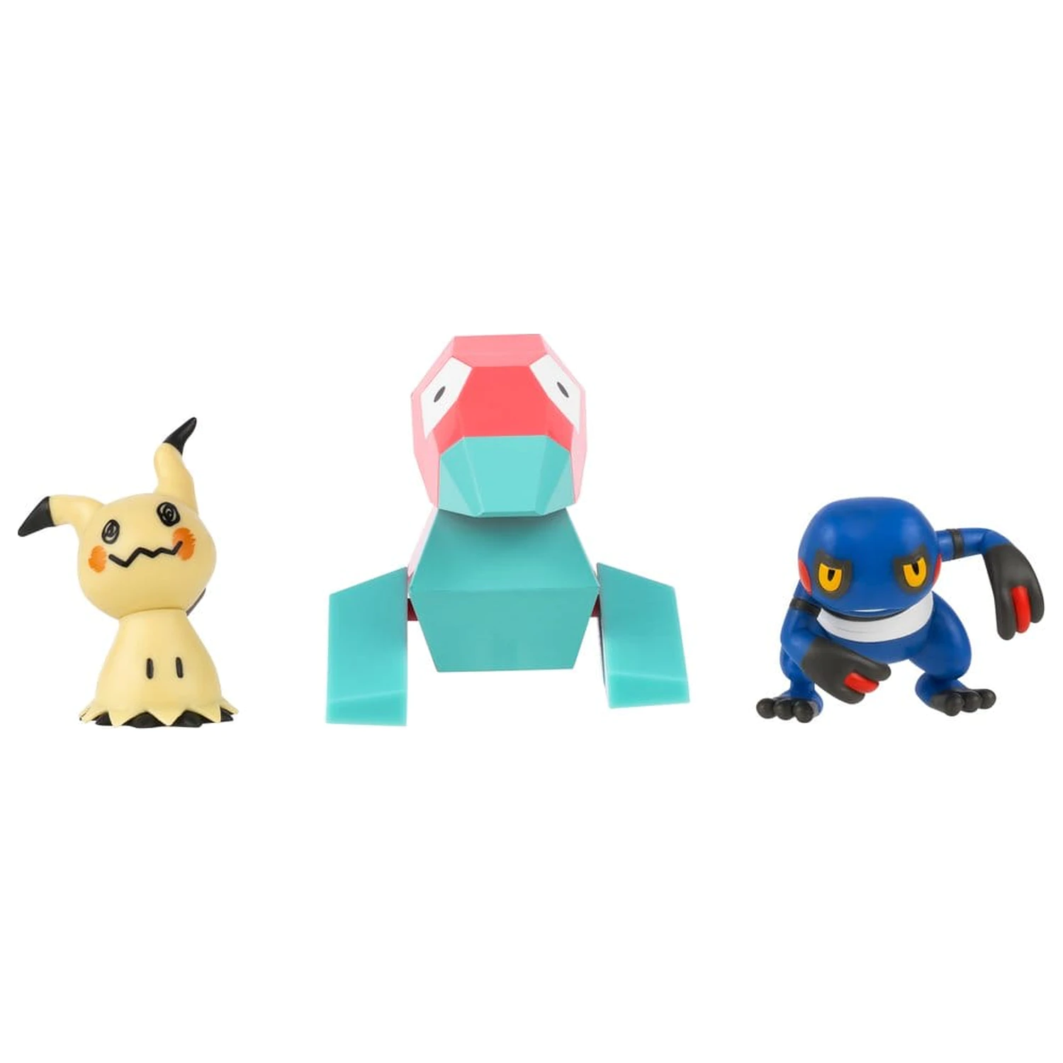 Pokémon Battle Figur 3er-Pack Mimikyu, Porygon & Croagunk Produktfoto