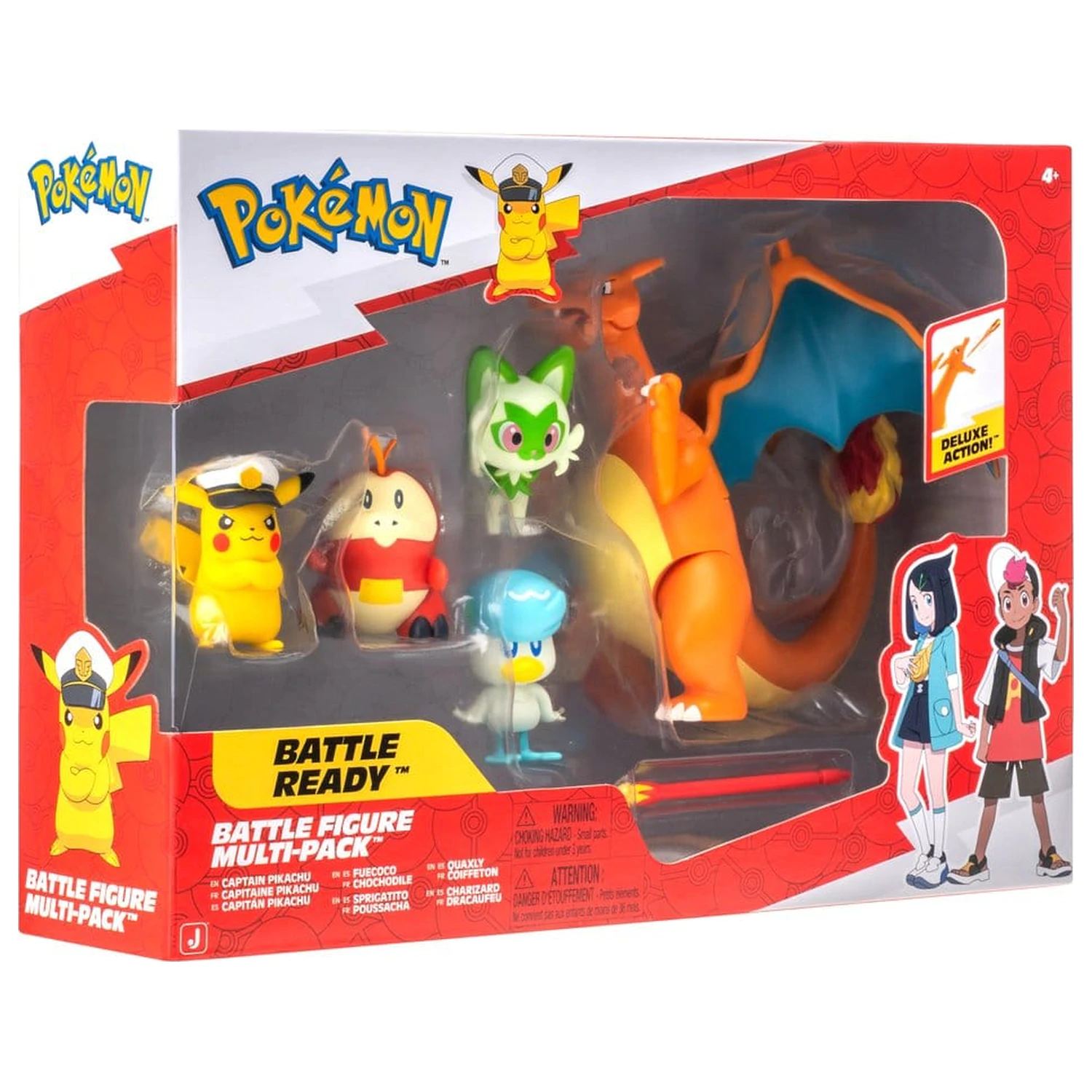 Pokémon Battle Figure Action-Figuren 6er-Pack Multi-Pack Produktfoto