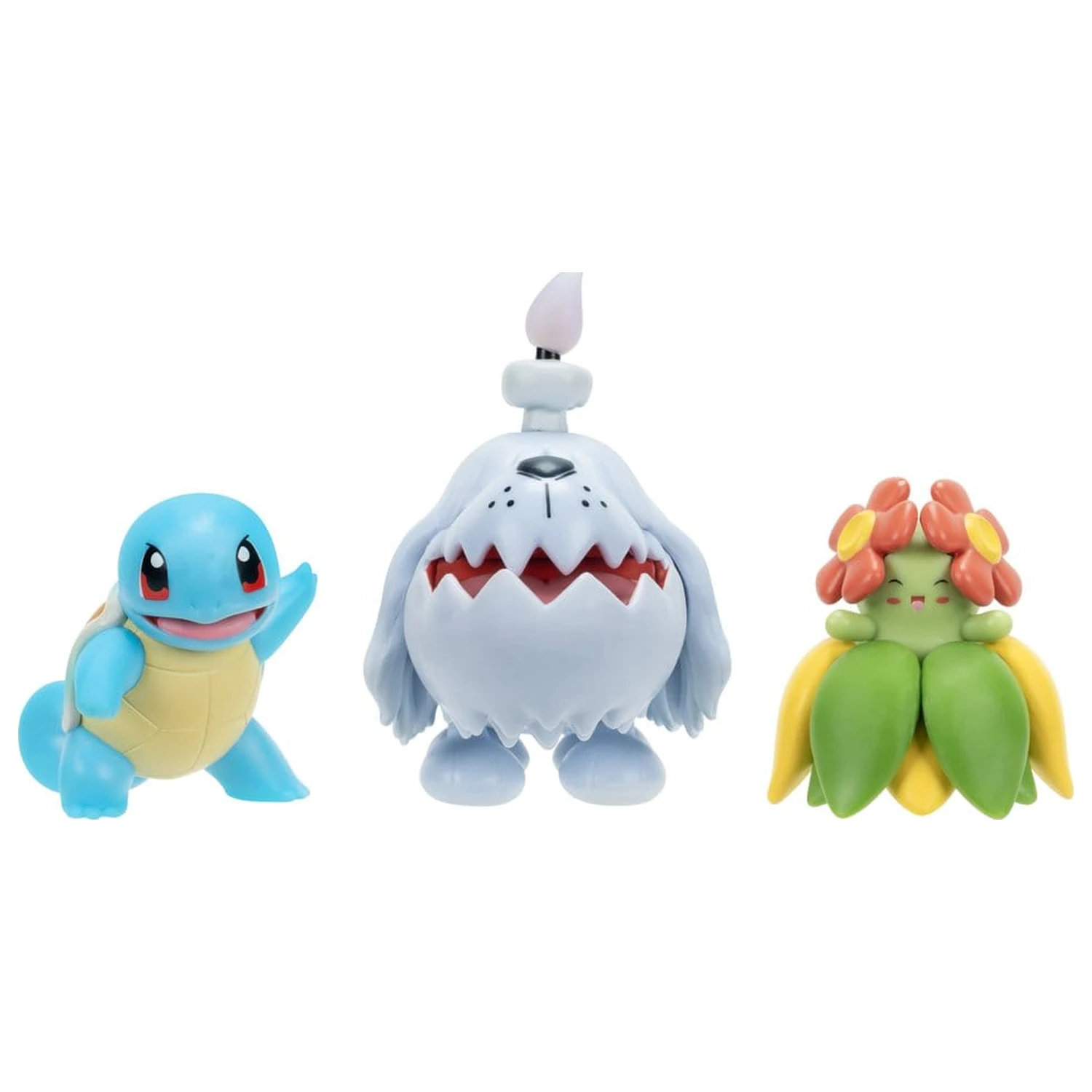 Pokémon Battle Figur 3er-Pack Squirtle, Greavard & Bellossom Produktfoto