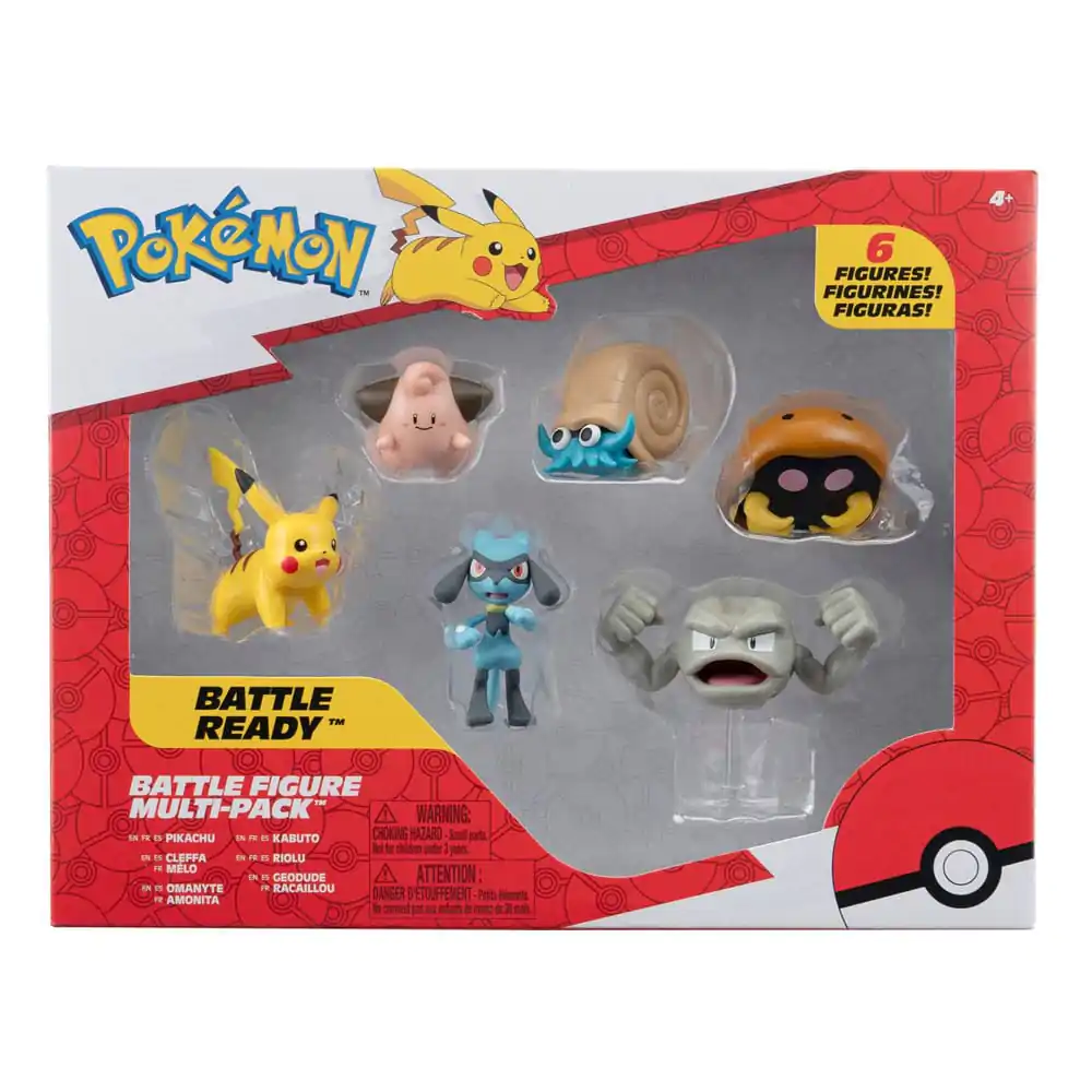 Pokémon Battle Figure Set Figuren 6er-Pack #7 Produktfoto