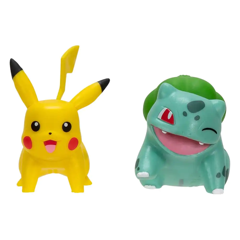 Pokémon Battle Figure First Partner Set Figuren 2er-Pack Bisasam #2, Pikachu #1 Produktfoto