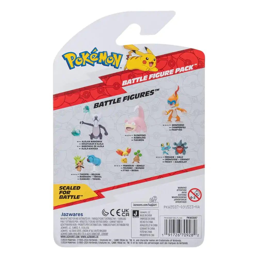 Pokémon Battle Figure First Partner Set Figuren 2er-Pack Bisasam #2, Pikachu #1 Produktfoto