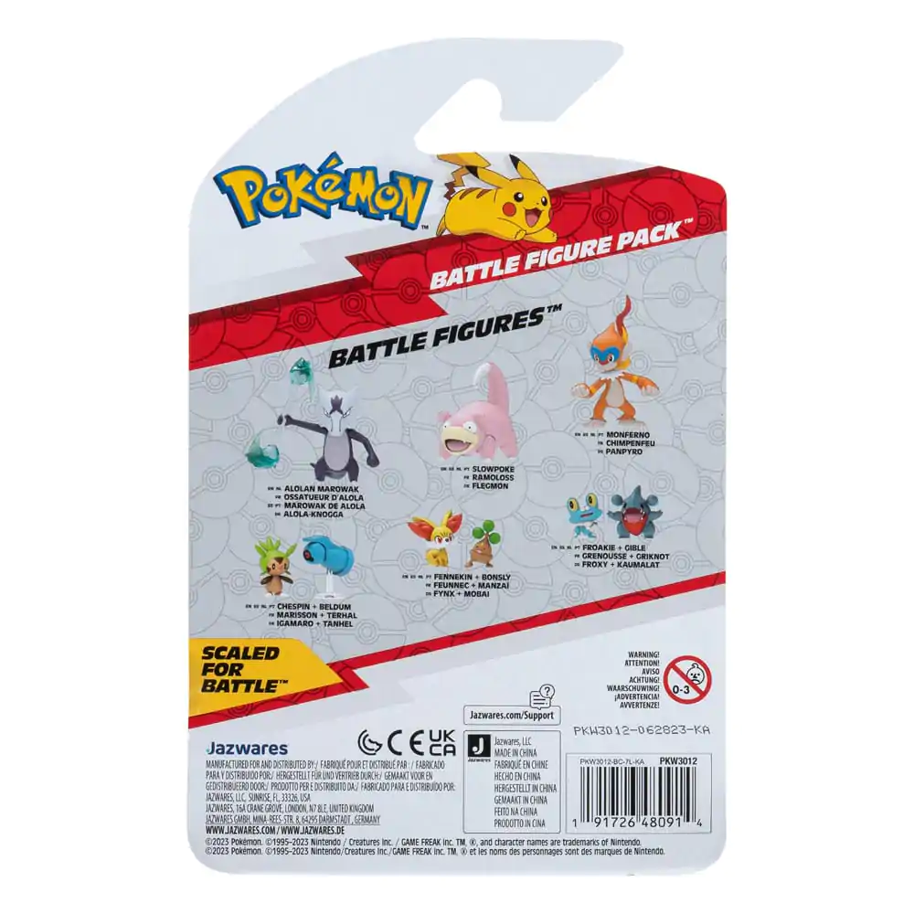 Pokémon Battle Figure First Partner Set Figuren 2er-Pack Fynx, Mobai 5 cm Produktfoto
