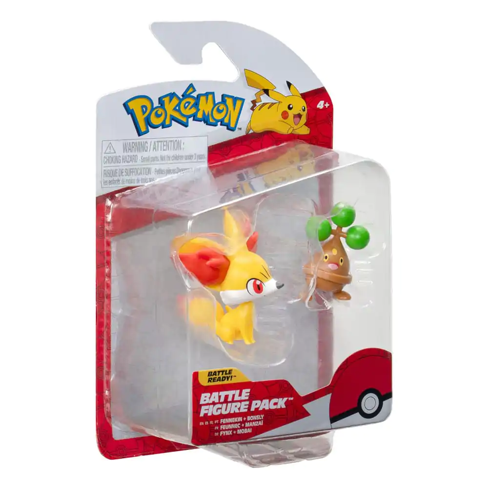 Pokémon Battle Figure First Partner Set Figuren 2er-Pack Fynx, Mobai 5 cm Produktfoto