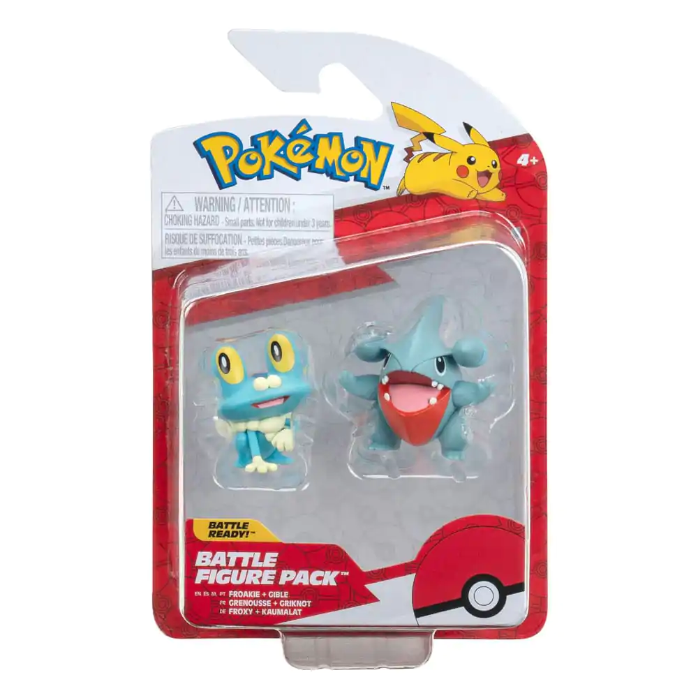 Pokémon Battle Figure First Partner Set Figuren 2er-Pack Kaumalat, Froxy 5 cm Produktfoto