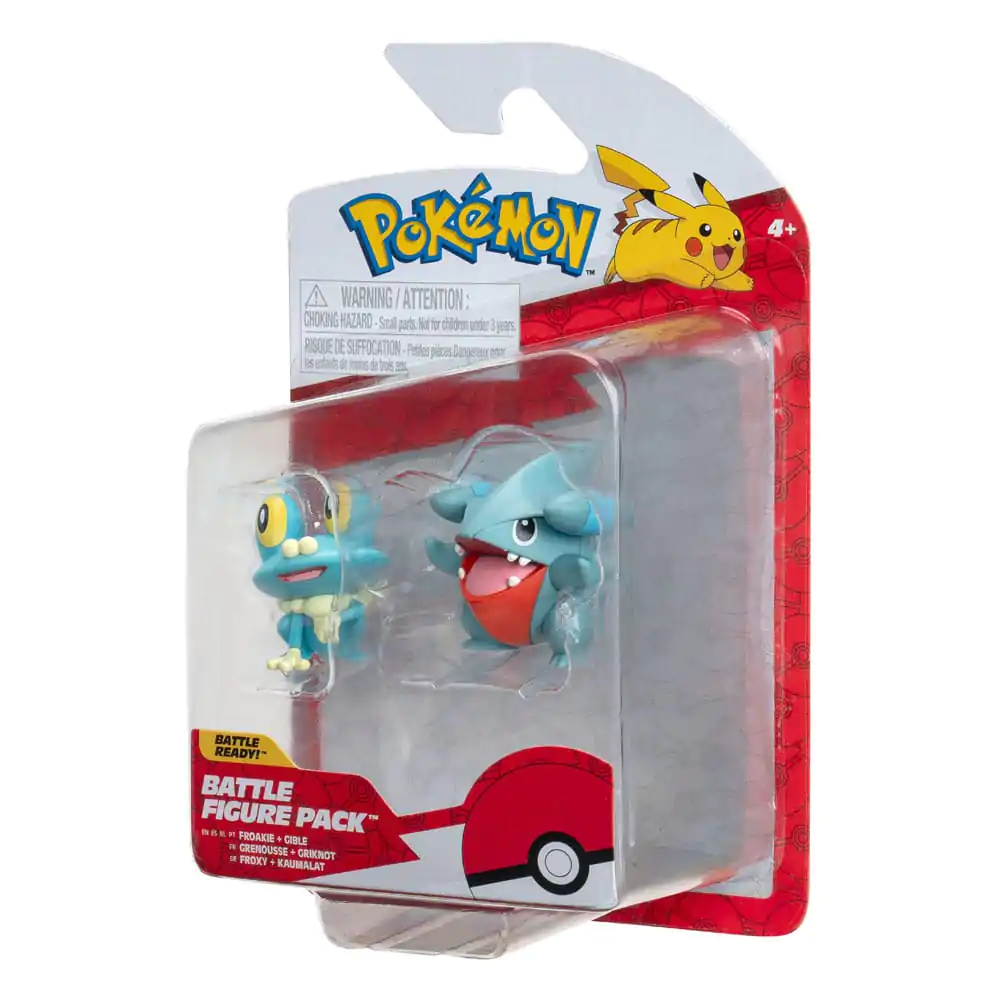 Pokémon Battle Figure First Partner Set Figuren 2er-Pack Kaumalat, Froxy 5 cm Produktfoto