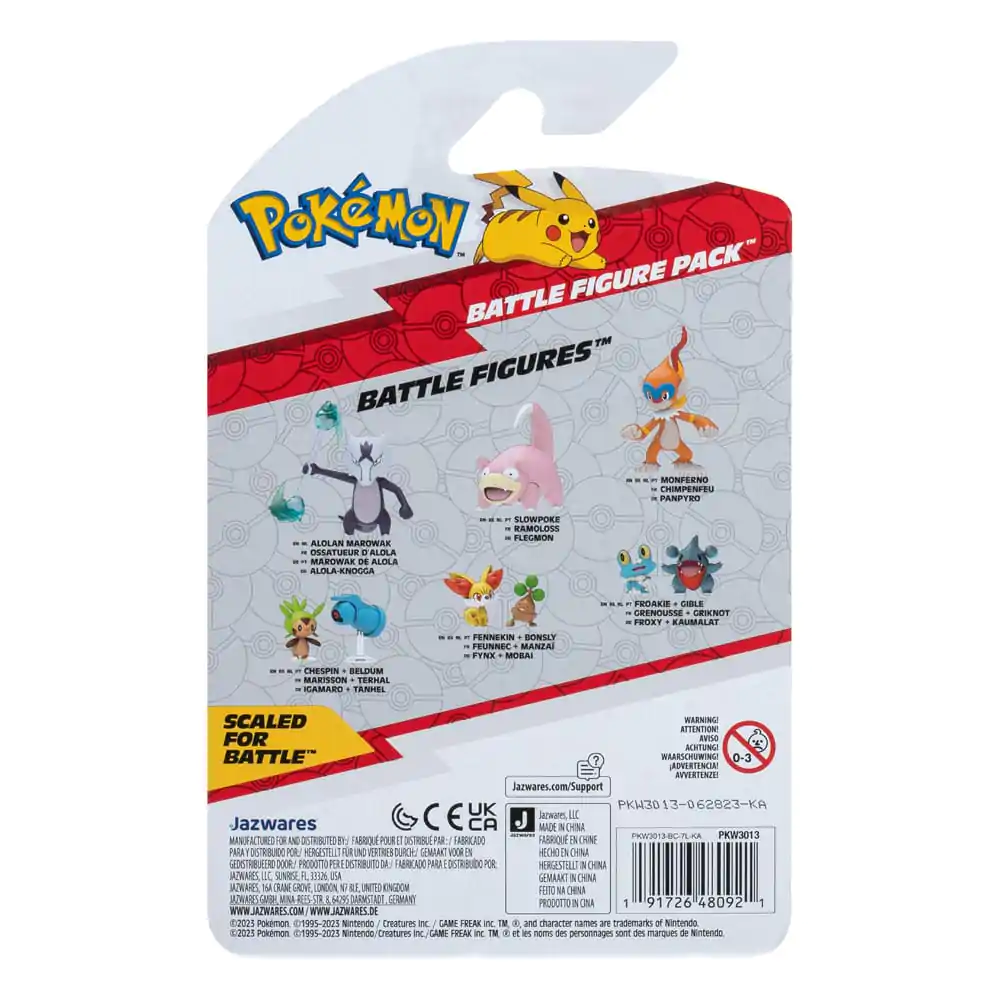 Pokémon Battle Figure First Partner Set Figuren 2er-Pack Kaumalat, Froxy 5 cm Produktfoto