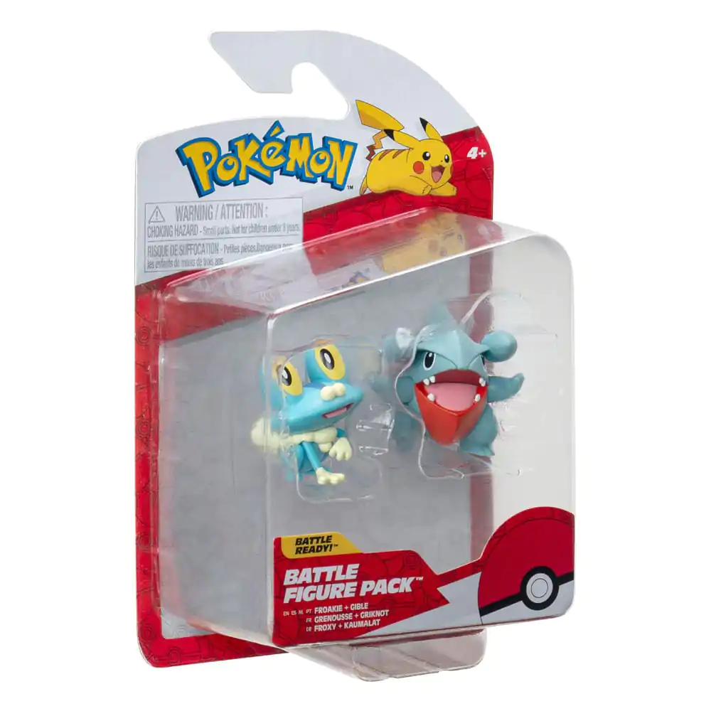 Pokémon Battle Figure First Partner Set Figuren 2er-Pack Kaumalat, Froxy 5 cm Produktfoto