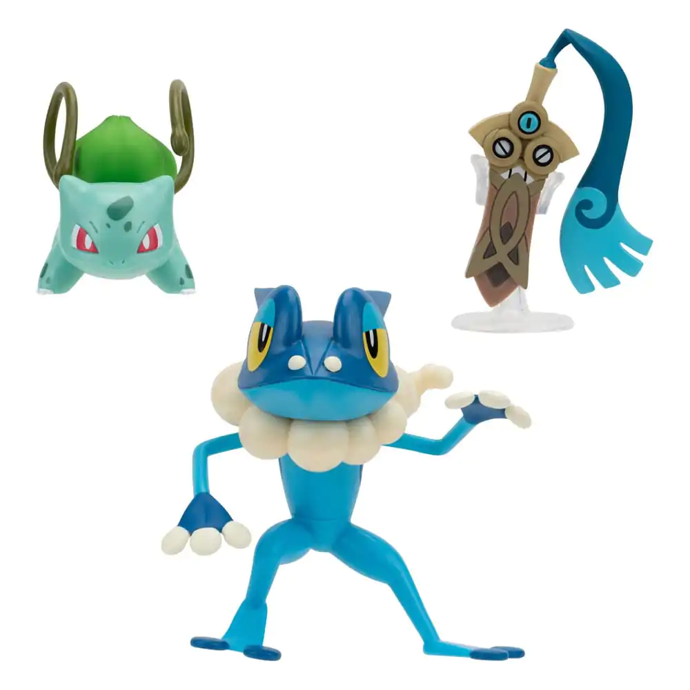 Pokémon Battle Figure Set Figuren 3er-Pack Honedge, Bisasam #4, Amphizel 5 cm termékfotó