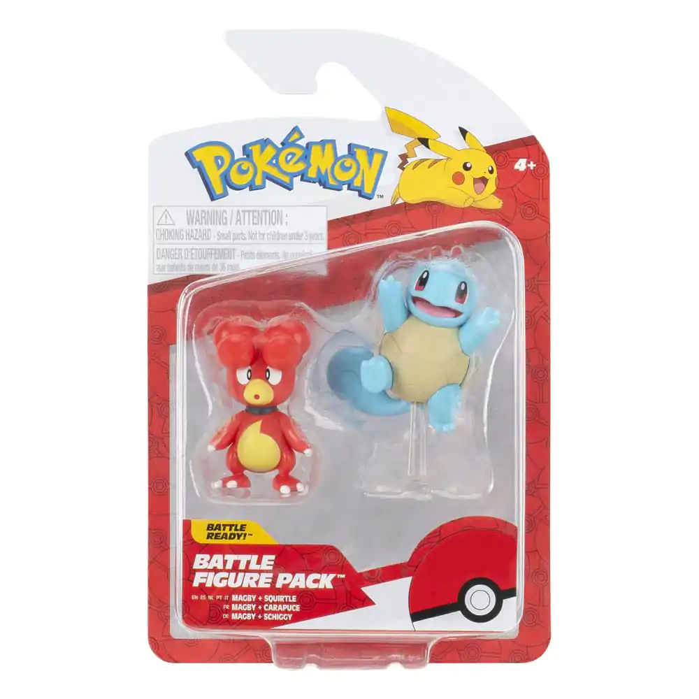 Pokémon Battle Figure Set Figuren 2er-Pack Magby & Schiggy #5 termékfotó