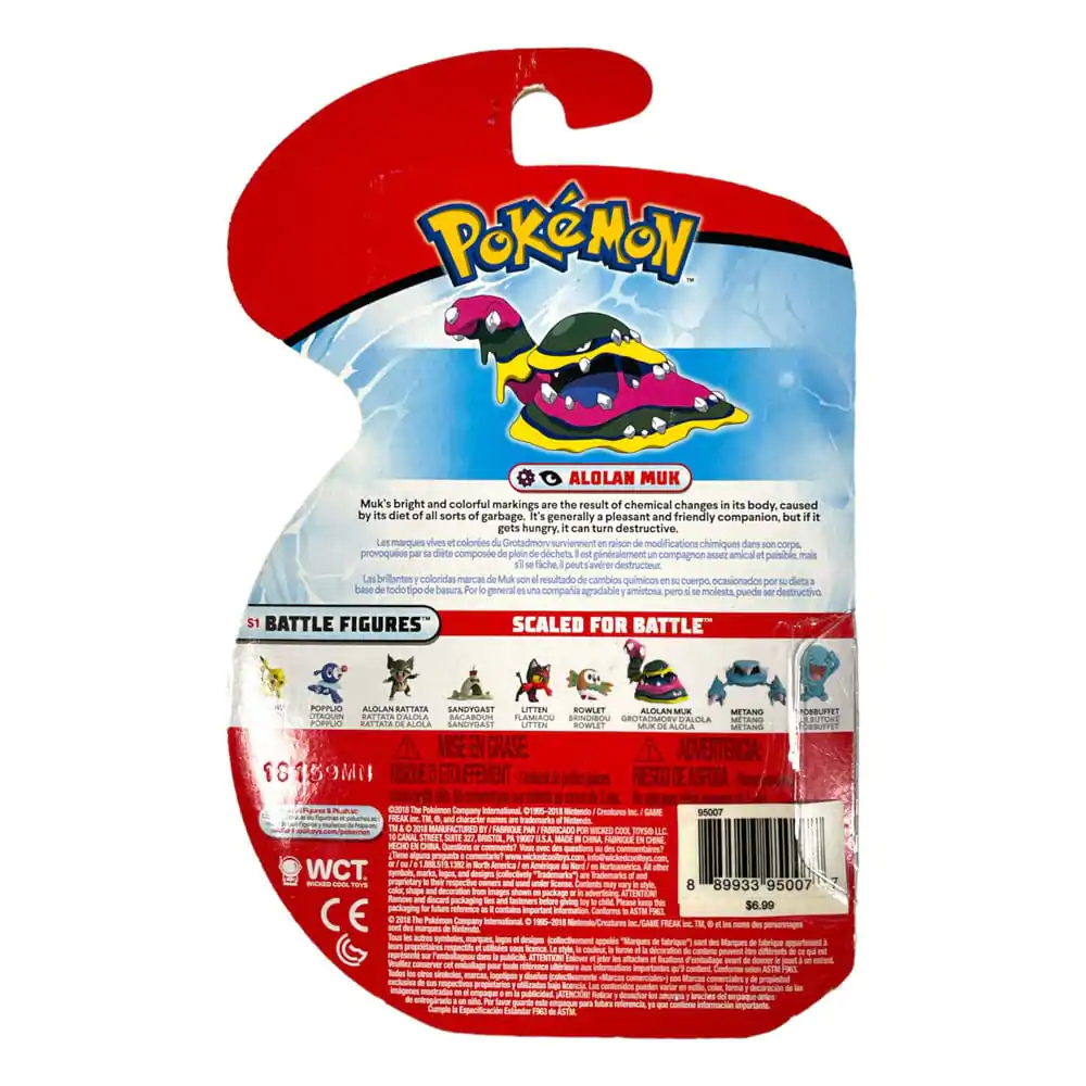 Pokémon Battle Figure Pack Minifigur Alolan Sleimok 5 cm Produktfoto