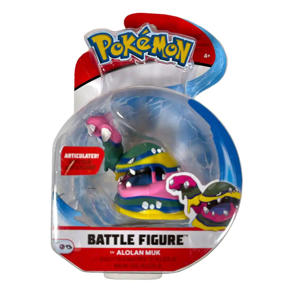 Pokémon Battle Figure Pack Minifigur Alolan Sleimok 5 cm Produktfoto