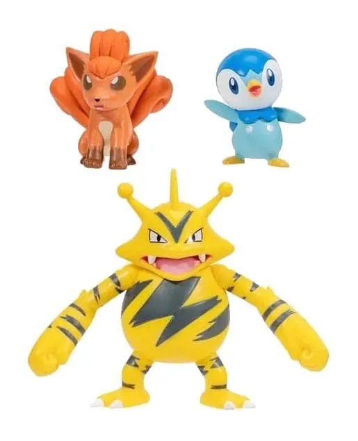 Pokémon Battle Figure Set Figuren 3er-Pack Plinfa, Vulpix, Elektek Produktfoto