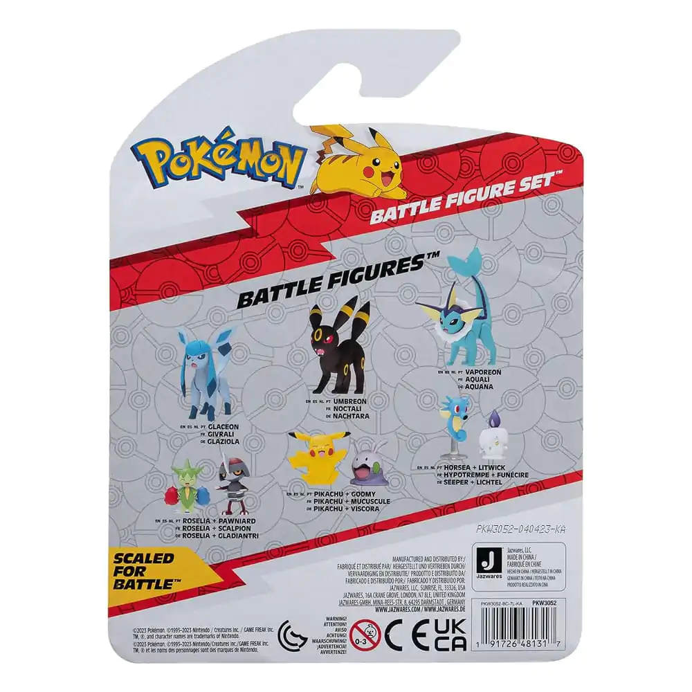 Pokémon Battle Figure Set Figuren 3er-Pack Kabuto, Glumanda, Metang Produktfoto