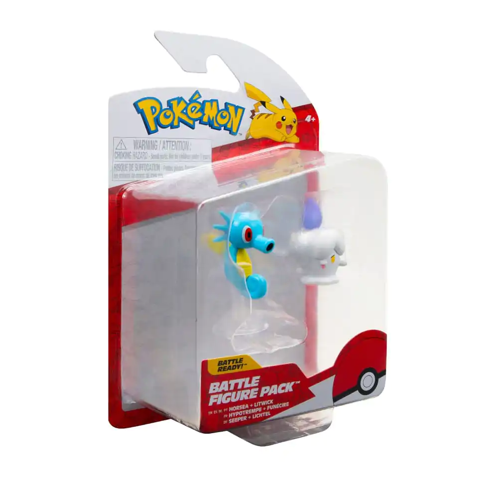 Pokémon Battle Figure Set Figuren 2er-Pack Lichtel, Seeper Produktfoto