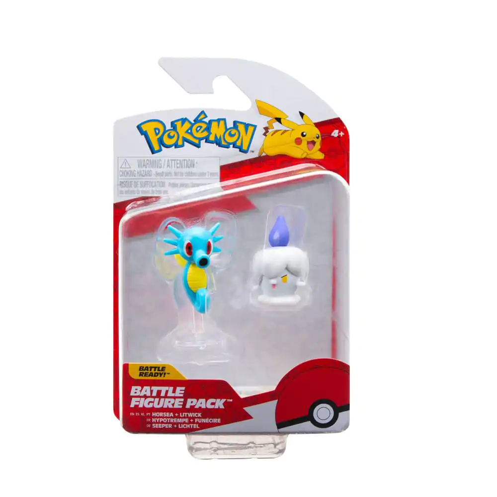 Pokémon Battle Figure Set Figuren 2er-Pack Lichtel, Seeper Produktfoto
