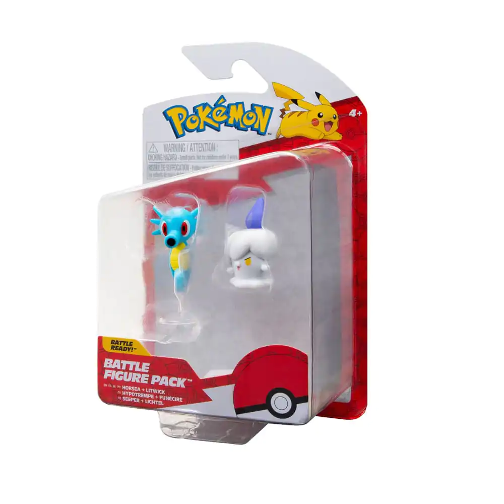 Pokémon Battle Figure Set Figuren 2er-Pack Lichtel, Seeper Produktfoto