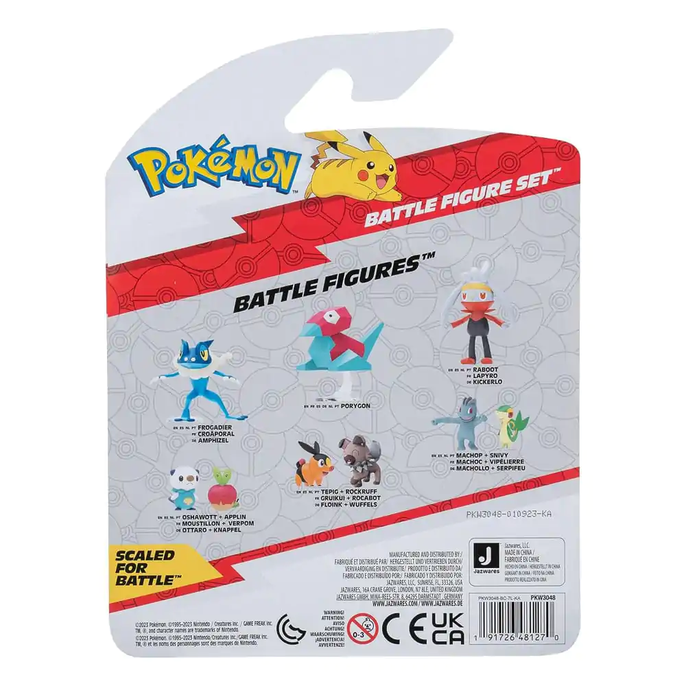 Pokémon Battle Figure Set Figuren 3er-Pack Wuffels, Blubella, Aquana Produktfoto