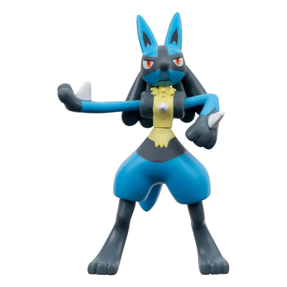 Pokémon Battle Figure Set Figuren 3er-Pack Serpifeu, Pamo, Lucario 5 cm Produktfoto