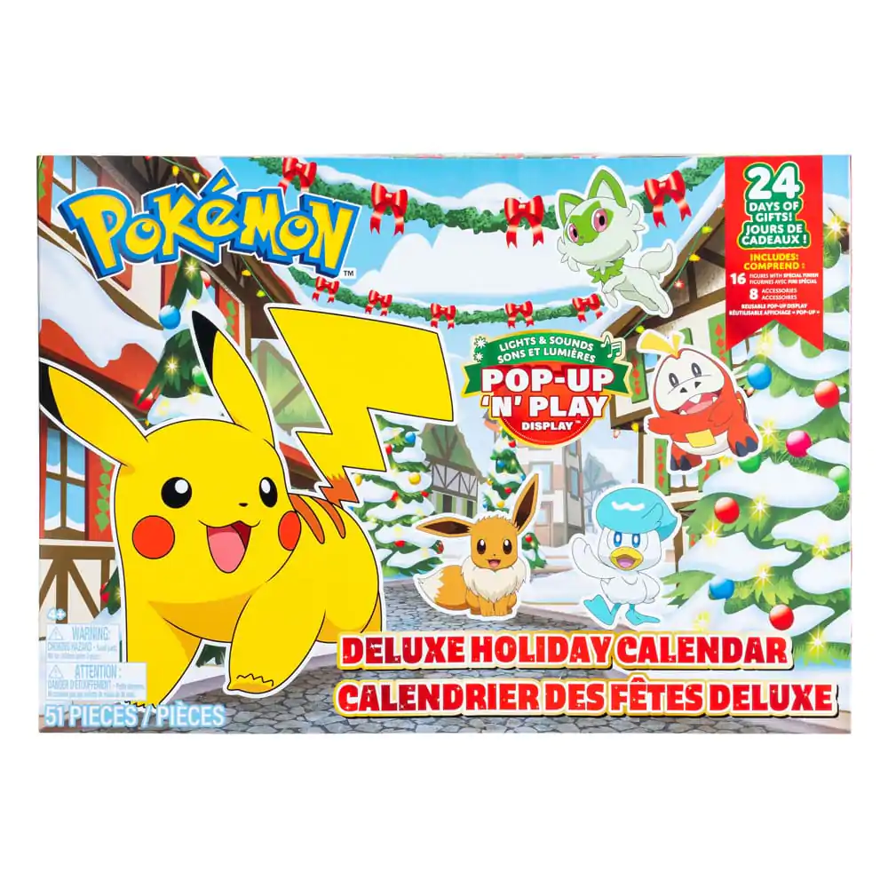 Pokémon Battle Figures Deluxe Adventskalender Holiday 2024 *Version DE/FR/NL* termékfotó