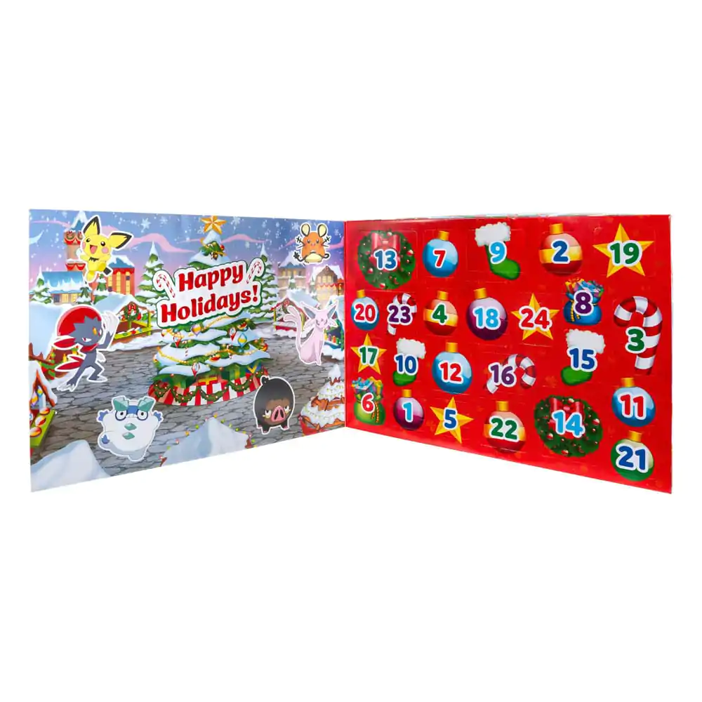 Pokémon Battle Figures Deluxe Adventskalender Holiday 2024 *Version DE/FR/NL* termékfotó