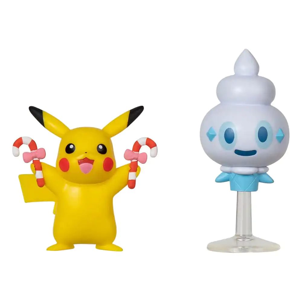 Pokémon Battle Figure Set Figuren 2er-Pack Weihnachts-Edition: Pikachu, Gelantini termékfotó