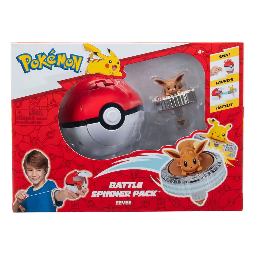 Pokémon Battle Spinner Pack Evoli &amp; Pokéball Produktfoto