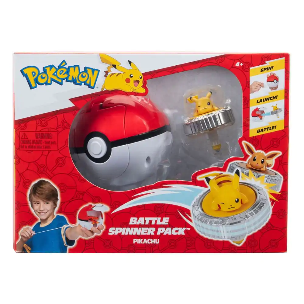 Pokémon Battle Spinner Pack Pikachu #1 &amp; Pokéball Produktfoto